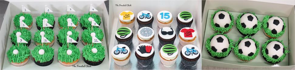 sports cupcakes